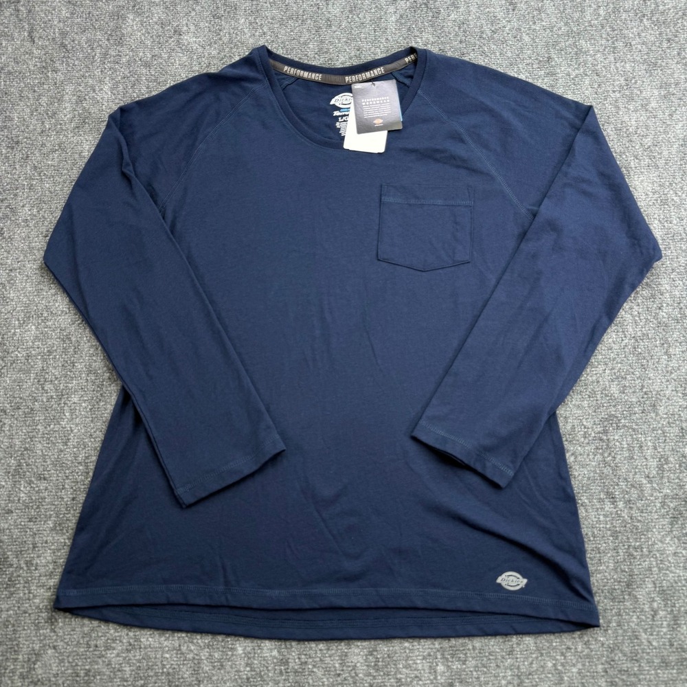Dickies Shirt Womens‎ Large Cooling Temp-iQ Performance Long Sleeve Workwear